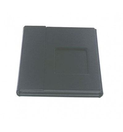 Carcasa 3 DVD Piele Ecologica , 1 poza exterior, culoare neagra